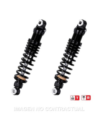 Juego Amortiguadores Traseros YSS Black Edition Gas Top Line Harley Davidson XL 883