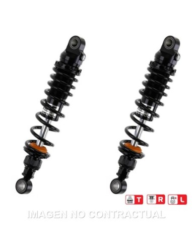 Juego Amortiguadores Traseros YSS Black Edition Gas Top Line Harley Davidson Road King