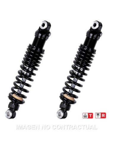 Juego Amortiguadores Traseros YSS Black Edition Gas Top Line Harley Davidson FLHR