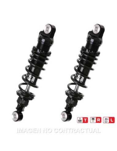 Juego Amortiguadores Traseros YSS Black Edition Gas Top Line Harley Davidson XL883N
