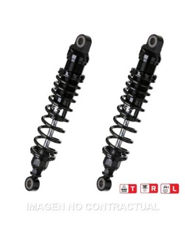 Juego Amortiguadores Traseros YSS Black Edition Gas Top Line Triumph Street
