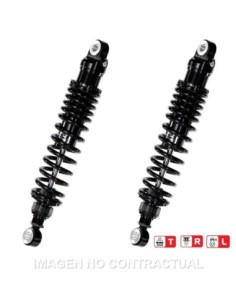 Juego Amortiguadores Traseros YSS Black Edition Gas Top Line Moto Guzzi 350 NTX