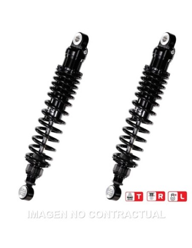 Juego Amortiguadores Traseros YSS Black Edition Gas Top Line Moto Guzzi 350 NTX