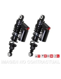 Juego Amortiguadores Traseros YSS Black Edition Gas Top Line c/Botella superior Harley Davidson XL 883