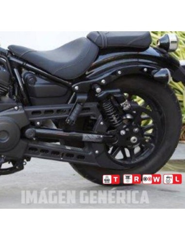 Juego Amortiguadores Traseros YSS Black Edition Gas Top Line c/Botella superior Yamaha SR 400