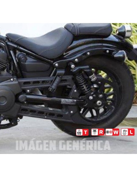 Juego Amortiguadores Traseros YSS Black Edition Gas Top Line c/Botella superior Yamaha SR 400
