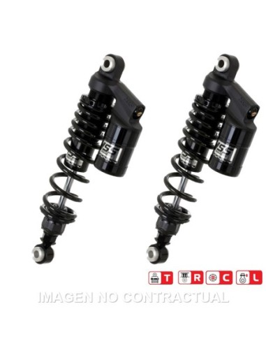 Juego Amortiguadores Traseros YSS Black Edition Gas Top Line c/Botella superior Honda CB 750