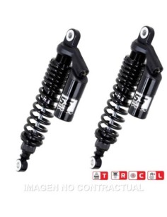 Juego Amortiguadores Traseros YSS Black Edition Gas Top Line c/Botella superior Triumph Scrambler