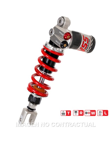 Amortiguador Trasero YSS Gas Top Line con Botella superior Honda CBR 250 RR