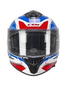 CASCO 360S KAD RACE AZUL/ROJO