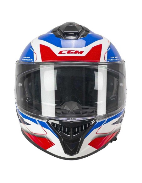 CASCO 360S KAD RACE AZUL/ROJO