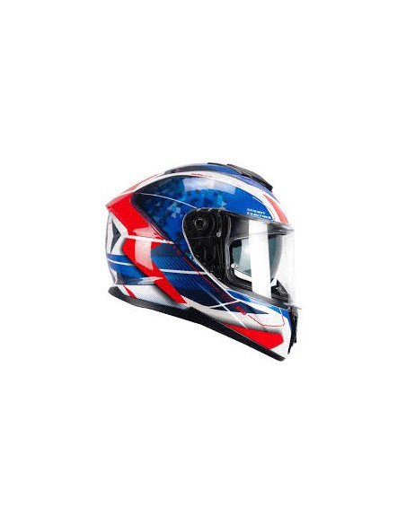 CASCO 360S KAD RACE AZUL/ROJO