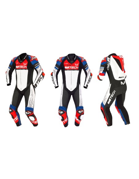 MTECH Tuta Ring Replica Kangaroo White/Red Fluo/Blue