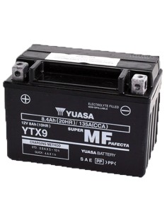 BATERIA YUASA YTX9-BS ACTIVADA