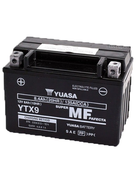 BATERIA YUASA YTX9-BS ACTIVADA