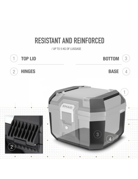 BAUL SHAD TOP CASE TR41