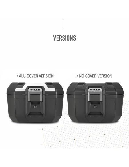 BAUL SHAD TOP CASE TR41 ALUMINIO