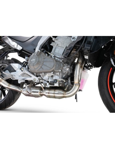 ESCAPE GPR Aprilia RS 457 2024/2025 M3 Black Titanium Silenciador homologado para ruido, escape completo con catalizador y d ...