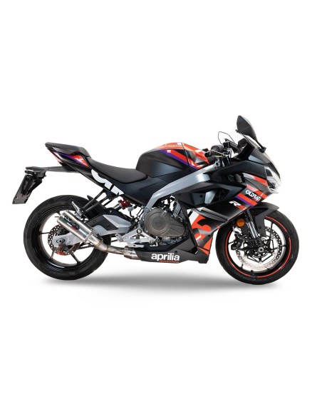 ESCAPE GPR Aprilia RS 457 2024/2025 M3 Inox Silenciador homologado para ruido, escape completo con catalizador y db killer