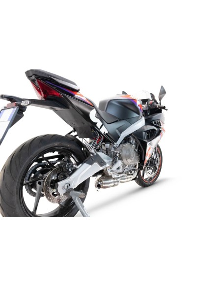 ESCAPE GPR Aprilia RS 457 2024/2025 Ghost Inox Sistema racing con Dbkiller no homologado