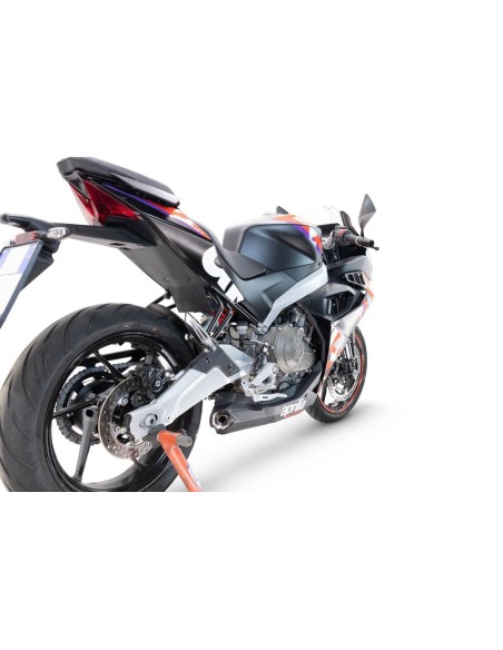 ESCAPE GPR Aprilia RS 457 2024/2025 Ghost Inox Sistema racing con Dbkiller no homologado