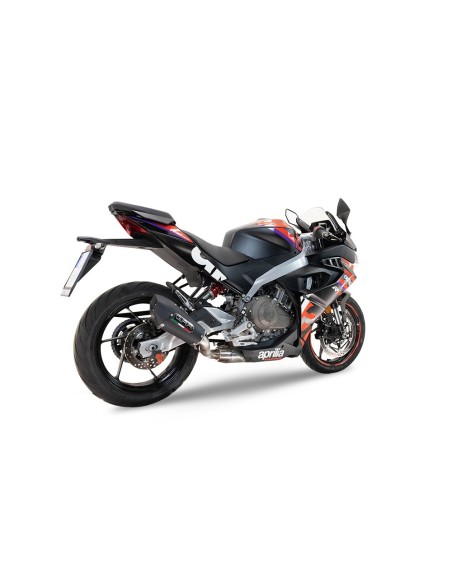 ESCAPE GPR Aprilia RS 457 2024/2025 Grand Prix Evo Black Titanium Sistema racing con Dbkiller no homologado