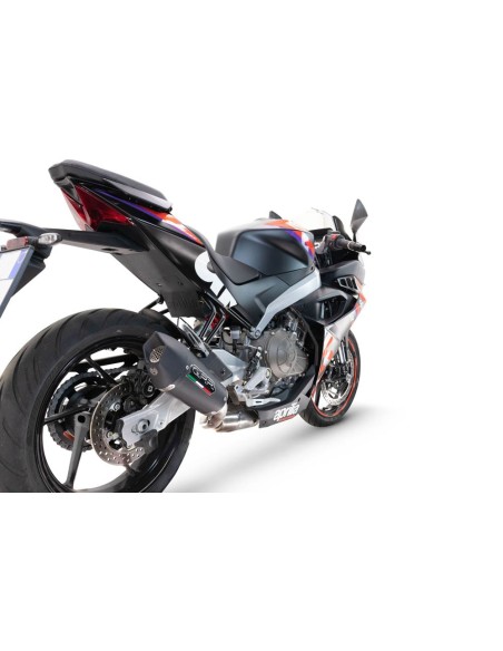 ESCAPE GPR Aprilia RS 457 2024/2025 Grand Prix Evo Black Titanium Sistema racing con Dbkiller no homologado