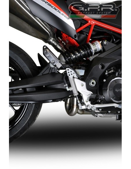 ESCAPE GPR Aprilia Dorsoduro 750 2008/2016 Decatalizzatore Sistema racing