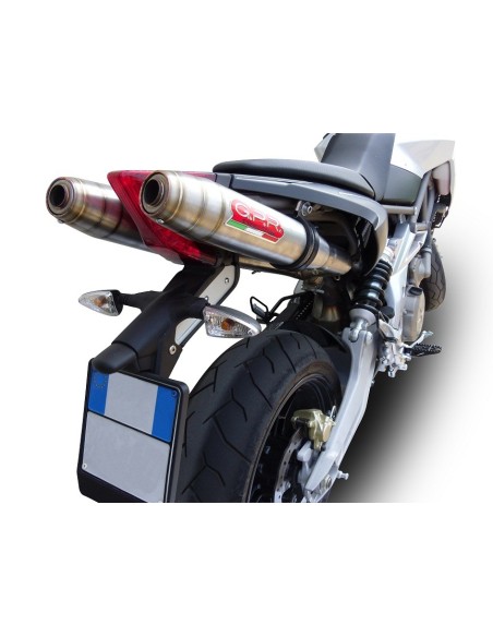 ESCAPE GPR Aprilia Dorsoduro 900 2017/2020 e4 Deeptone Inox Sistema racing