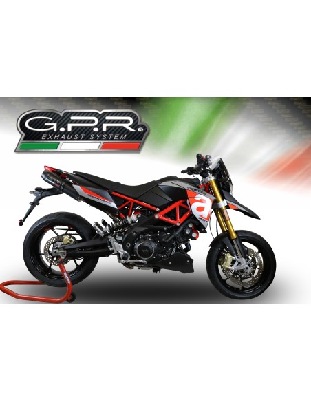 ESCAPE GPR Aprilia Dorsoduro 900 2017/2020 e4 Furore Nero Sistema racing