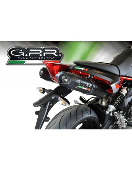 ESCAPE GPR Aprilia Shiver 900 2017/2020 e4 Furore Nero Sistema racing