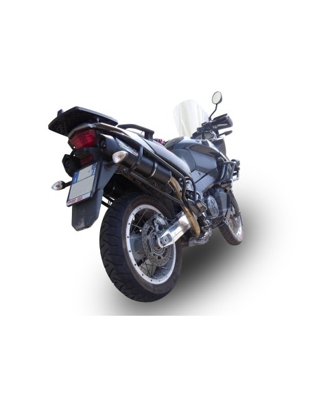 ESCAPE GPR Aprilia Etv Caponord 1000 Rally 2001/2007 Furore Nero Sistema Homologado