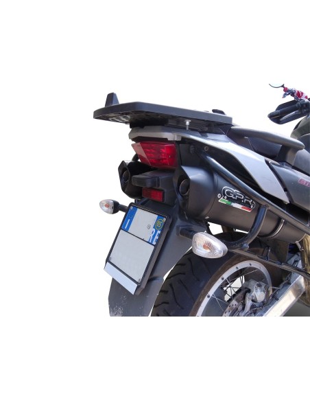 ESCAPE GPR Aprilia Etv Caponord 1000 Rally 2001/2007 Furore Nero Sistema Homologado