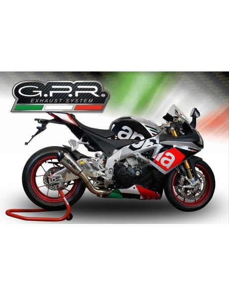 ESCAPE GPR Aprilia Rsv4 1000 2015/2016 Grand Prix Evo Titanium Sistema homologado con catalizador incluido