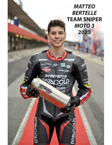 ESCAPE GPR Aprilia Sl - Falco 1000 2000/2004 Satinox Sistema Homologado