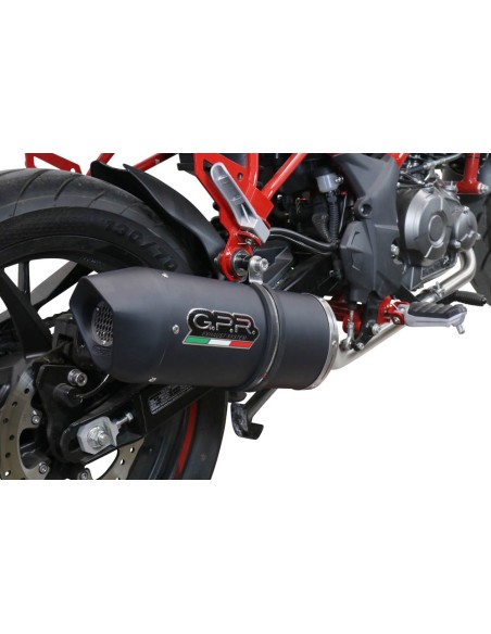 ESCAPE GPR Benelli Bn 125 2018/2020 e4 Furore Evo4 Nero Sistema homologado con catalizador incluido