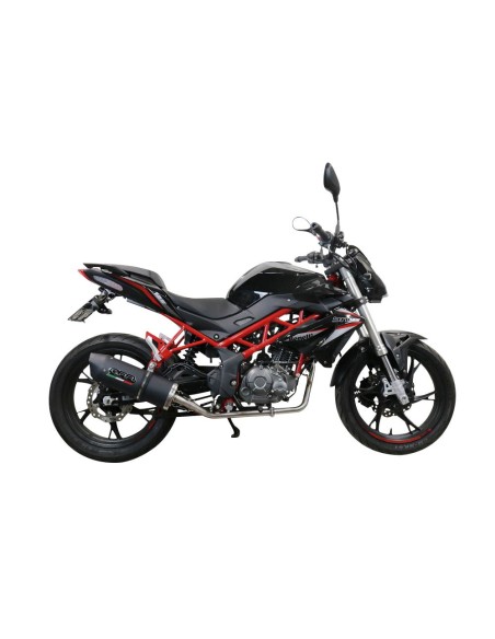 ESCAPE GPR Benelli Bn 125 2021/2024 e5 Furore Evo4 Nero Sistema homologado con catalizador incluido