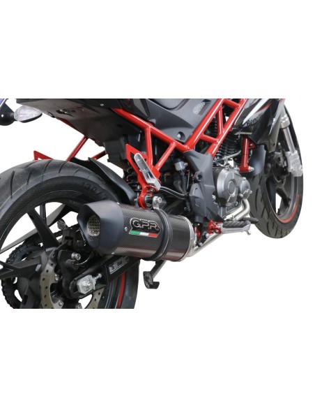 ESCAPE GPR Benelli Bn 125 2021/2024 e5 Furore Evo4 Poppy Sistema homologado con catalizador incluido