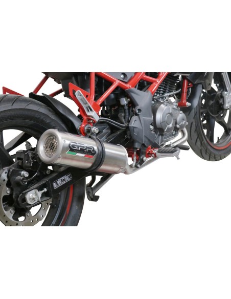 ESCAPE GPR Benelli Bn 125 2021/2024 e5 M3 Inox Sistema homologado con catalizador incluido