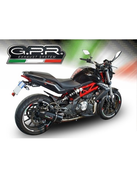 ESCAPE GPR Benelli Bn 302 S 2017/2024 e4 Furore Evo4 Nero Sistema Homologado