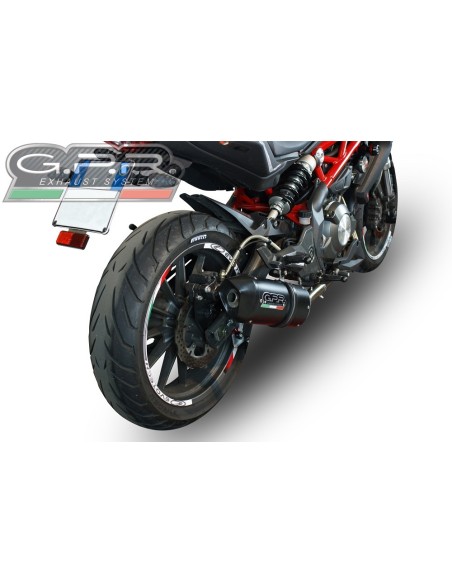 ESCAPE GPR Benelli Bn 302 S 2017/2024 e4 Furore Evo4 Nero Sistema Homologado