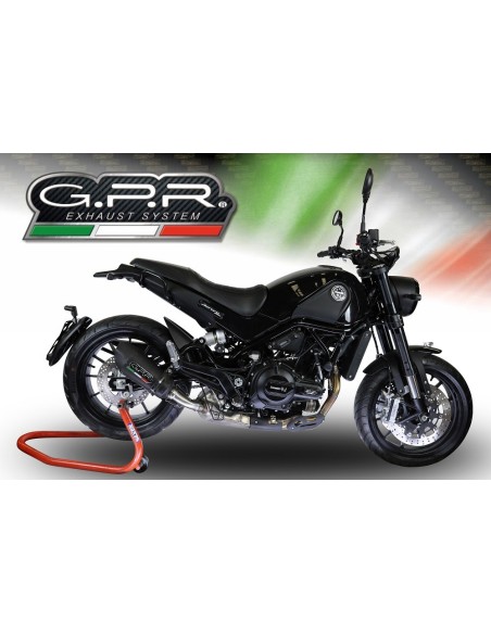 ESCAPE GPR Benelli Leoncino 500 2017/2024 Grand Prix Evo Black Titanium Sistema Homologado