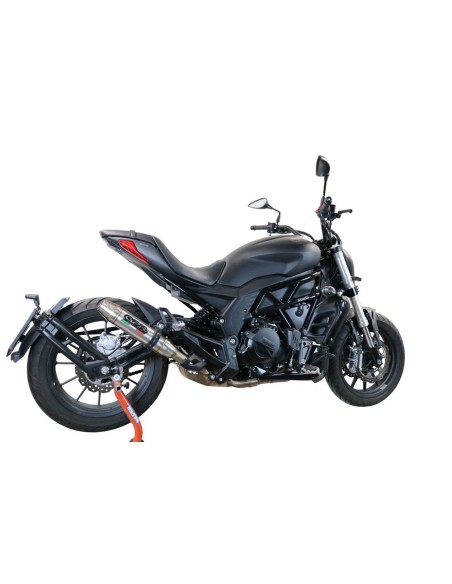 ESCAPE GPR Benelli 502 C 2021/2024 e5 Deeptone Inox Sistema Homologado