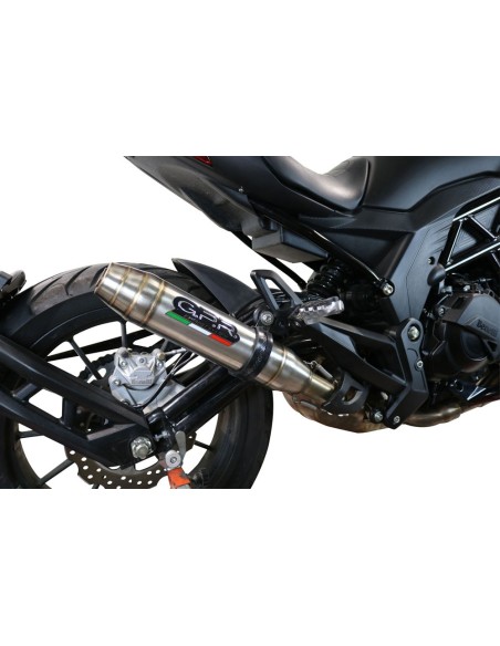 ESCAPE GPR Benelli 502 C 2021/2024 e5 Deeptone Inox Sistema Homologado