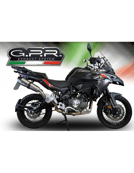 ESCAPE GPR Benelli Trk 502 X 2017/2020 e4 Grand Prix Evo Titanium Sistema Homologado