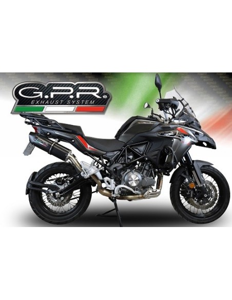 ESCAPE GPR Benelli Trk 502 X 2021/2024 e5 Furore Evo4 Nero Sistema Homologado