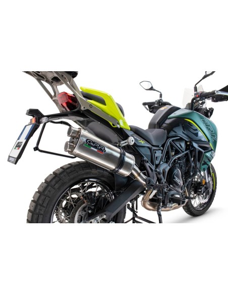 ESCAPE GPR Benelli Trk 702 2023/2024 e5 Dual Inox Sistema Homologado