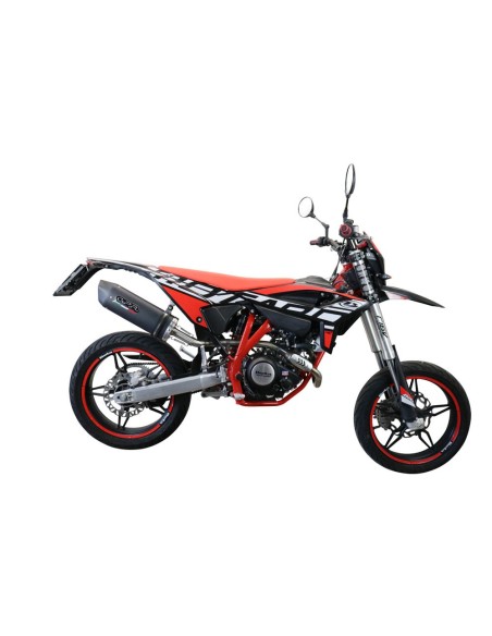ESCAPE GPR Beta RR 125 4T Enduro LC 2021/2024 e5 Furore Evo4 Nero Sistema homologado con catalizador incluido