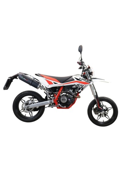 ESCAPE GPR Beta RR 125 4T Motard LC 2019/2020 e4 Furore Evo4 Nero Sistema homologado con catalizador incluido