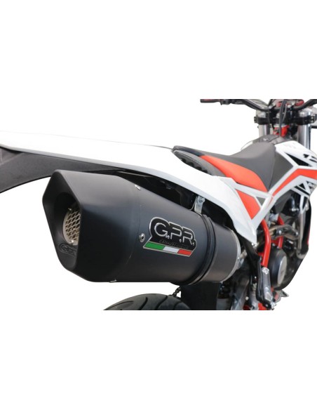 ESCAPE GPR Beta RR 125 4T Motard LC 2019/2020 e4 Furore Evo4 Nero Sistema homologado con catalizador incluido